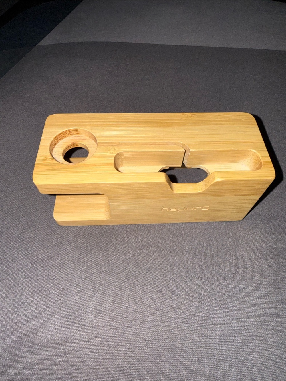 Bamboo Charging Dock Stand - Natural